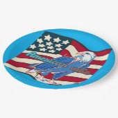 American vibe azure ペーパープレート (アングル)