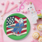 American vibe kelly green  ペーパープレート (パーティー)