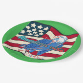 American vibe kelly green  ペーパープレート (アングル)