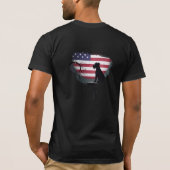 American Watchdog - Golden Retriever T-Shirt Tシャツ (裏面)