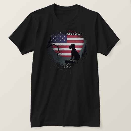 American Watchdog - Irish Terrier T-Shirt Tシャツ (デザイン正面)