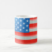 American Watercolor Flag Case-Mate iPhone Case コーヒーマグカップ (中央)