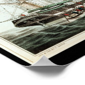 American Whaler, engraved by Nathaniel Currier ポスター (角)