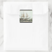 American Whaler、Nathaniel Currierによる彫刻 スクエアシール (バッグ)