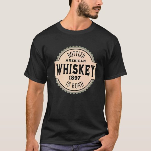 American Whiskey Bottled In Bond Tシャツ (正面)