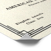 American White Pelican Zoology Series Poster ポスター (角)