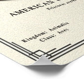 American White Pelican Zoology Series Poster ポスター (角)