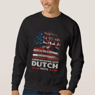 American with Dutch Roots Patriotic Netherlands スウェットシャツ