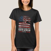 American with South African Roots Patriotic Tシャツ (正面)