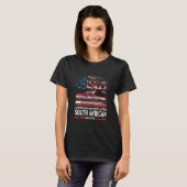 American with South African Roots Patriotic Tシャツ (正面フル)