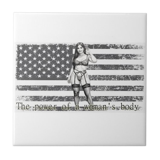 American woman タイル (正面)