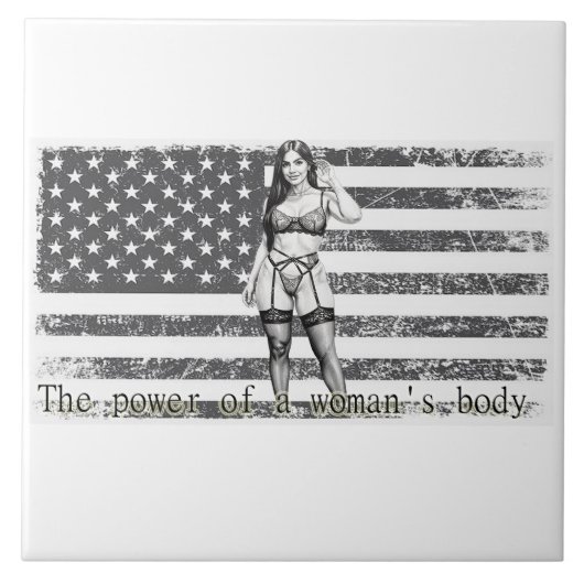 American woman タイル (正面)