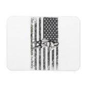 American woman マグネット (横)