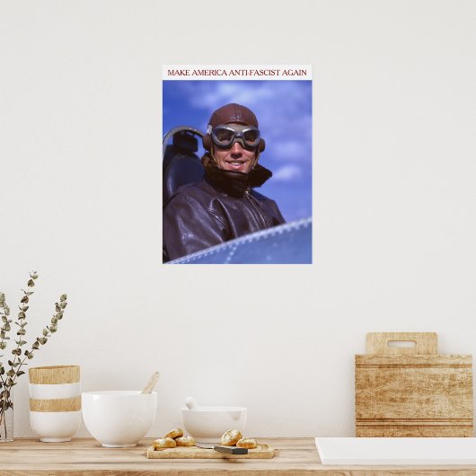 American WWII Pilot MAAFA ポスター (キッチン)