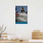 American WWII Pilot MAAFA ポスター (キッチン)