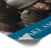 American WWII Soldiers on a barge MAAFA  ポスター (角)