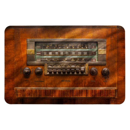 Americana – ラジオ – ラジオの状態を覚える マグネット (横)