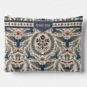 Americana Eagles Floral Stars & Stripes  ID1298 アクセサリーポーチ (正面)