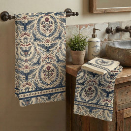 Americana Eagles Floral Stars & Stripes ID1298 バスタオルセット