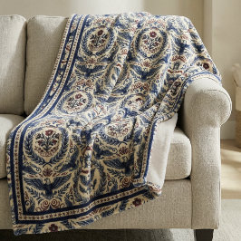 Americana Eagles Floral Stars & Stripes ID1298 フリースブランケット