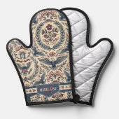 Americana Eagles Floral Stars & Stripes  ID1298 鍋つかみ (正面/裏面)