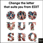 Americana Floral Camo Monogram Backpack プリントバックパック