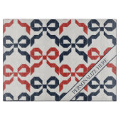 Americana Folk Art Bow Quilt Pattern Recipe カッティングボード (正面)