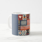 Americana Folk Art Mug コーヒーマグカップ (正面左)