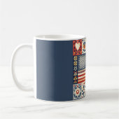 Americana Folk Art Mug コーヒーマグカップ (左)