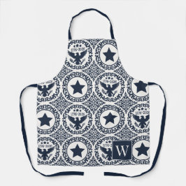 Americana Heritage Eagle Medallion Monogram エプロン