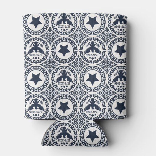 Americana Heritage Eagle Medallion Monogram 缶クーラー (裏面)