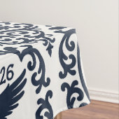 Americana Heritage Eagle Medallion (Navy Cream) テーブルクロス (インサイチュ)