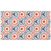 Americana Heritage Eagle Medallion -Navy Red Cream テーブルクロス (正面(横))