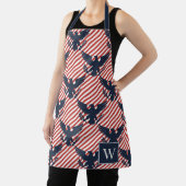 Americana Heritage Eagle Stripe Monogram エプロン (インサイチュ)