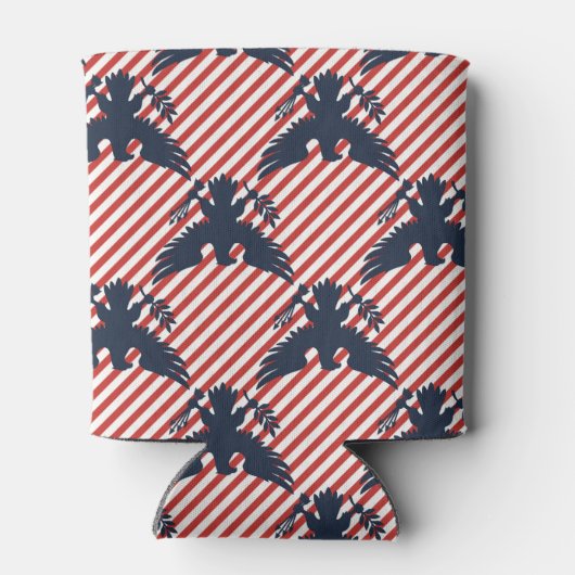 Americana Heritage Eagle Stripe Monogram 缶クーラー (裏面)