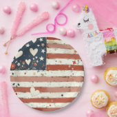 Americana Paper Plates ペーパープレート (パーティー)