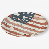 Americana Paper Plates ペーパープレート (アングル)