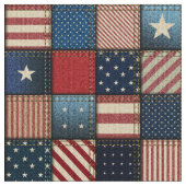 Americana Patchworkイメージファブリック ファブリック (クローズアップ)