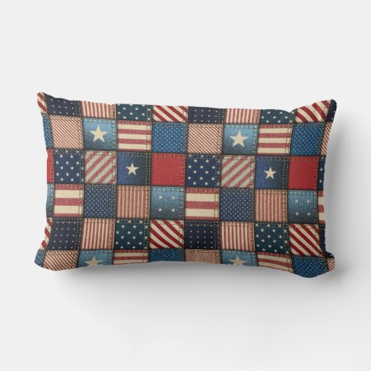 Americana Patchworkイメージ アウトドアクッション (裏面)