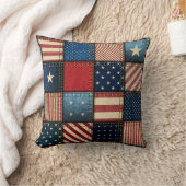 Americana Patchworkイメージ クッション (ブランケット)