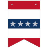 Americana Patriotic Stars & Stripes Celebration バンティングフラッグ (第2の旗)