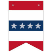 Americana Patriotic Stars & Stripes Celebration バンティングフラッグ (第1の旗)