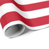 Americana Red And White Stripes ラッピングペーパー (ロールコーナー)