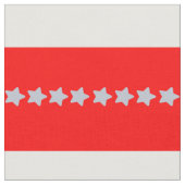 Americana Red White Blue Stars & Stripes ファブリック (クローズアップ)