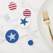 Americana Red White Blue Stars Stripes Celebration コンフェッティ (グループ)