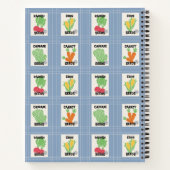 Americana Seed Packet Folk Art Recipe ノートブック (裏面)