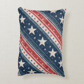 Americana/Stars Stripes/Patriotic アクセントクッション (裏面(縦))