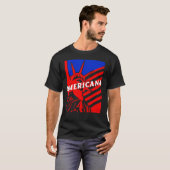 Americana Statue of Liberty BJJ Jiu Jitsu MMA Figh Tシャツ (正面フル)
