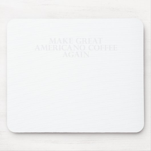 Americano_1 マウスパッド (正面)