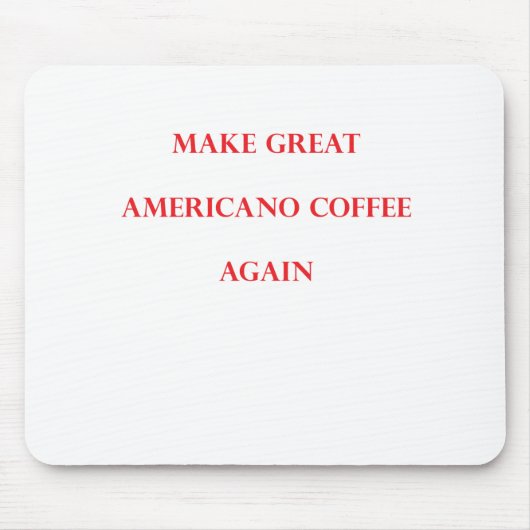 Americano_2 マウスパッド (正面)